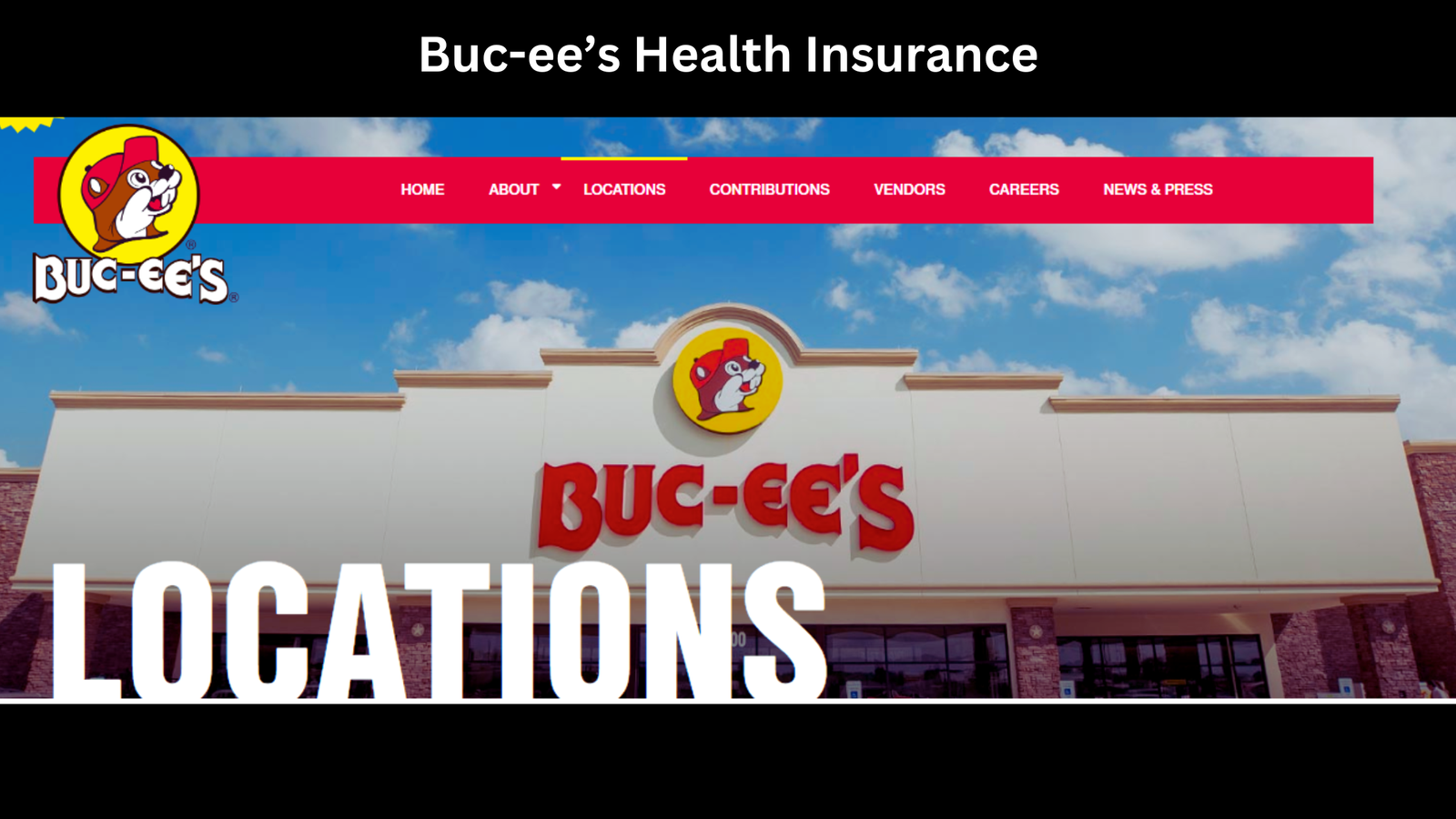 Bucees Health Insurance