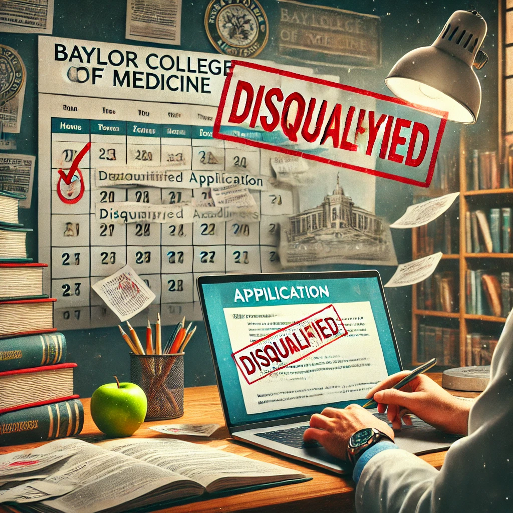 Baylor College of Medicine automatically disqualified: How Behavioral and Ethical Missteps Can Lead