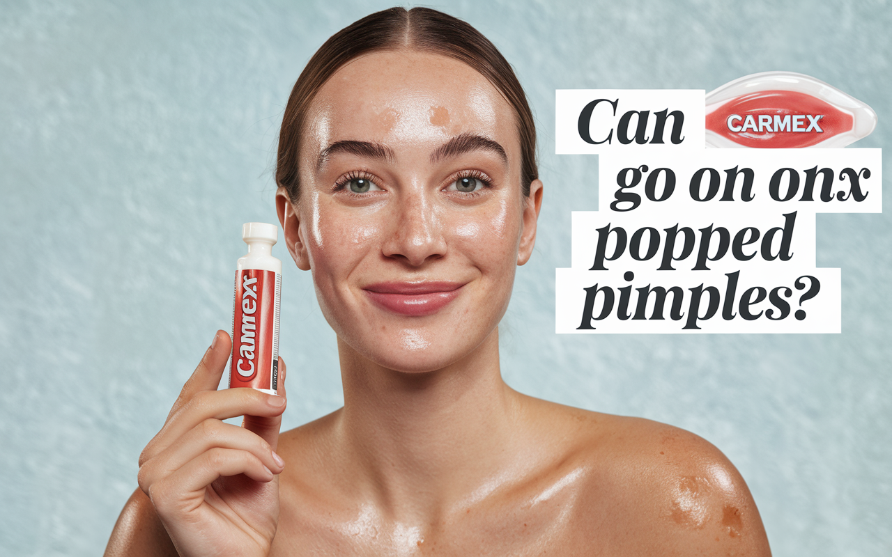 Can Carmex Go on Popped Pimples: A Must-Know Guide Before You Apply