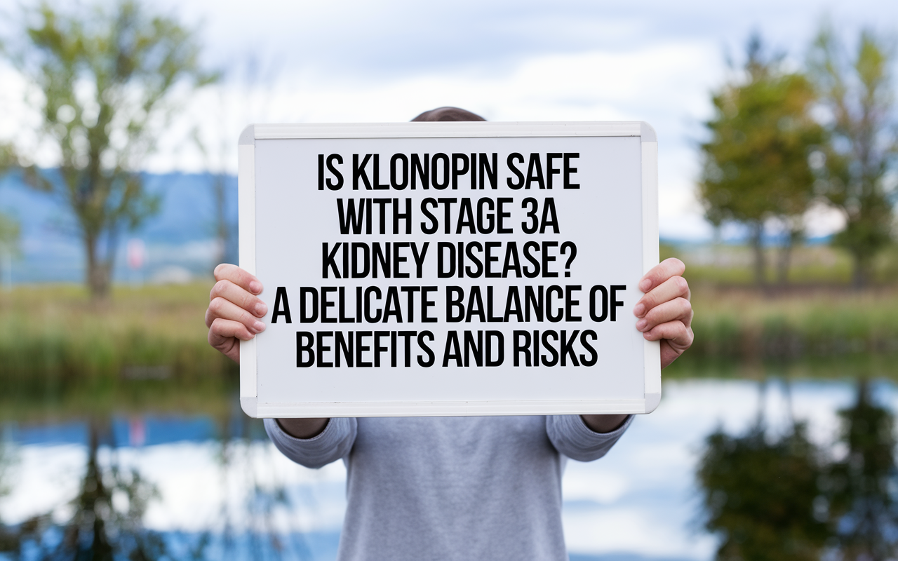 Is Klonopin Safe with Stage 3A Kidney Disease? A Delicate Balance of Benefits and Risks